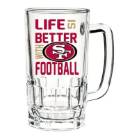 Evergreen Enterprise San Francisco 49ers 16oz Tankard Glass