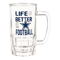 Evergreen Enterprise Dallas Cowboys 16oz Tankard Glass