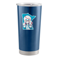 Logo Brands Minnesota Twins 20oz. Stainless Steel Retro Tumbler