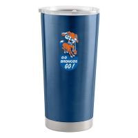 Logo Brands Denver Broncos 20oz. Stainless Steel Retro Tumbler