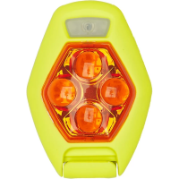 Adult Nathan Sports HyperBrite RX Strobe Rechargeable LED Clip Light Belt Safety Yellow