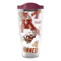 Tervis Tumbler Minnesota Golden Gophers All Over Print 24oz Tumbler