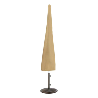 Terrazzo Brown Polyester Umbrella Cover