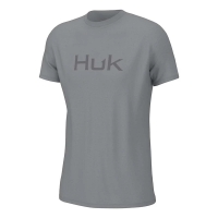 Boys' Huk Logo T-Shirt XSmall Harbor Mist