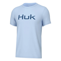 Boys' Huk Logo T-Shirt XSmall Ice Water