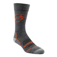 Men's Crispi San Juan Lightweight Crew Hunting Socks Large Charcoal