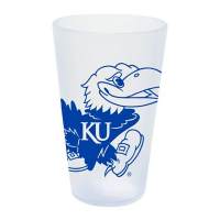 Wincraft Kansas Jayhawks Icicle 16oz Silicone Pint Glass