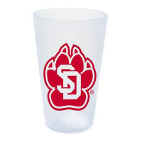 Wincraft South Dakota Coyotes 16oz Silicone Pint Glass