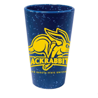 Wincraft South Dakota State Jackrabbits BlueSpeckle 16oz Silicone Pint Glass