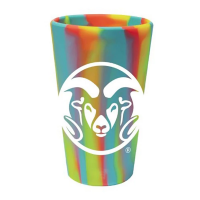 Wincraft Colorado State Rams Sugar Rush 16oz Silicone Pint Glass