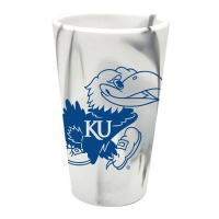 Wincraft Kansas Jayhawks Fashion 16oz Silicone Pint Glass