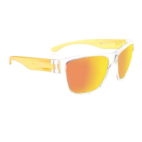 Men's Kids' Optic Nerve Tag Polarized Sunglasses Crystal Clear Orange/Red