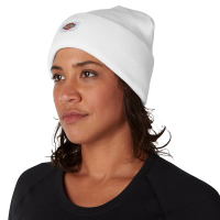 Dickies Acrylic Cuffed Work Beanie One Size White