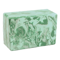 Hugger Mugger 4 in. Marbled Foam Yoga Block