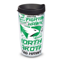 Tervis Tumbler North Dakota Fighting Hawks All Over 16 oz Tumbler