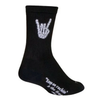 Adult SockGuy Old Rocker Crew Cycling Socks S/M Black