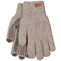 Kinco Lined Full Finger with PVC Dots Gloves Medium Tan