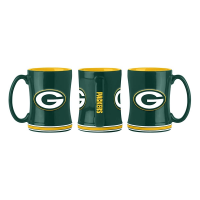 Logo Brands Green Bay Packers 15oz. Sculpted Relief Mug