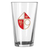 Logo Brands San Francisco 49ers Retro 16oz. Gameday Glass