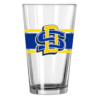 Logo Brands South Dakota State University Jackrabbits 16oz. Stripe Pint Glass