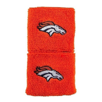 Franklin Sports Denver Broncos Wristband 2pk