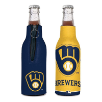 Wincraft Milwaukee Brewers Zippered Bottle Cooler