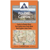 Outdoor Trail Maps Poudre Canyon Topographic Hiking Map