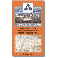 Outdoor Trail Maps Sawatch Range South Topographic Hiking Map