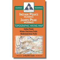 Outdoor Trail Maps Indian Peaks / James Peak Wilderness Map