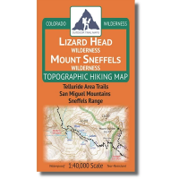 Outdoor Trail Maps Lizard Head / Mount Sneffels Wilderness Map