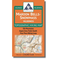 Outdoor Trail Maps Maroon Bells-Snowmass Wilderness Map