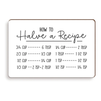 P. Graham Dunn How to Halve a Recipe Magnet