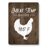 P. Graham Dunn Meat Temp Guide Chicken Magnet