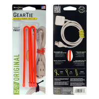 Nite Ize Gear Tie 2 Pack Rubber Twist