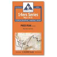 Outdoor Trail Maps Pikes Peak (East and West) Map