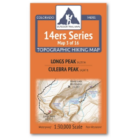 Outdoor Trail Maps Longs Peak | Culebra Peak Map