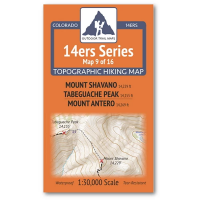 Outdoor Trail Maps Shavano, Tabeguache | Antero Map