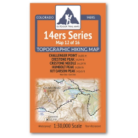 Outdoor Trail Maps Challenger, Crestone, Crestone Needle, Humboldt, Kit Carson Map