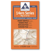 Outdoor Trail Maps Sneffels | Handies, Redcloud, Sunshine Map