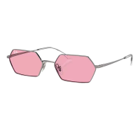 Men's Ray-Ban Yevi Sunglasses Polished Gunmetal/Pink