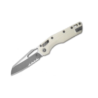 Microtech Standard Issue MSI 210T-11APPM Apocalyptic Serrated Folding Knife White