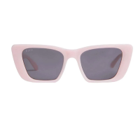 Women's DIFF EYEWEAR Aura Sunglasses Pink Velvet/Grey