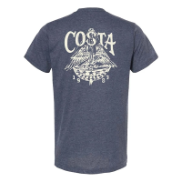 Men's Costa Del Mar Freedom Eagle T-Shirt Medium Heather Navy