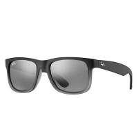 Men's Ray-Ban Justin Classic Sunglasses Grey/Silver Mirror