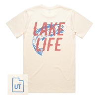 Men's Homeplace Apparel Utah Lake Life T-Shirt Medium Ivory