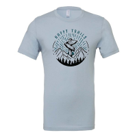 Men's Homeplace Apparel Utah Happy Trails T-Shirt Medium Light Blue