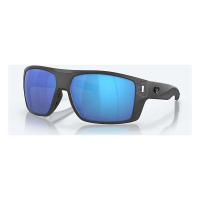 Men's Costa Del Mar Costa Del Mar Diego Polarized Sunglasses Polarized Sunglasses Matte Gray/Blue Mirror Polarized Glass