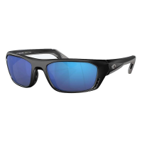 Men's Costa Del Mar Costa Del Mar Whitetip Pro Polarized Sunglasses Polarized Sunglasses Matte Black/Blue Mirror Polarized Glass