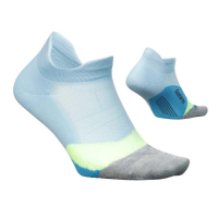 Women's Feetures Elite Light Cushion Tab No Show Running Socks XLarge Blue Crystal