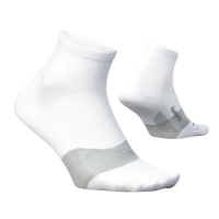 Men's Feetures Men's Elite Ultra Light Quarter Running Socks XLarge White